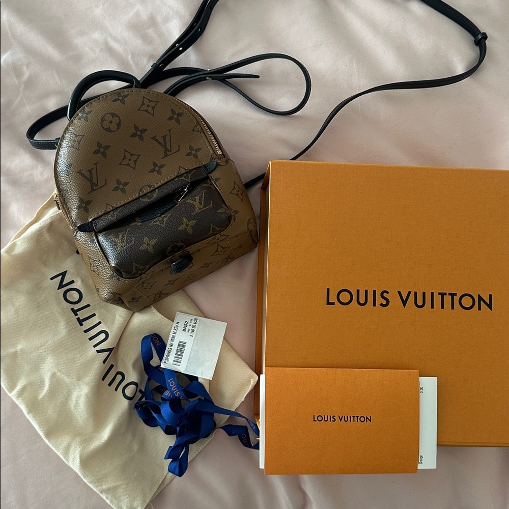 Louis Vuitton Palm Springs mini backpack PRISTINE condition